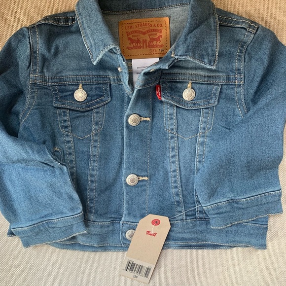Levi’s Baby Denim Trucker Jacket NWOT - Picture 6 of 7